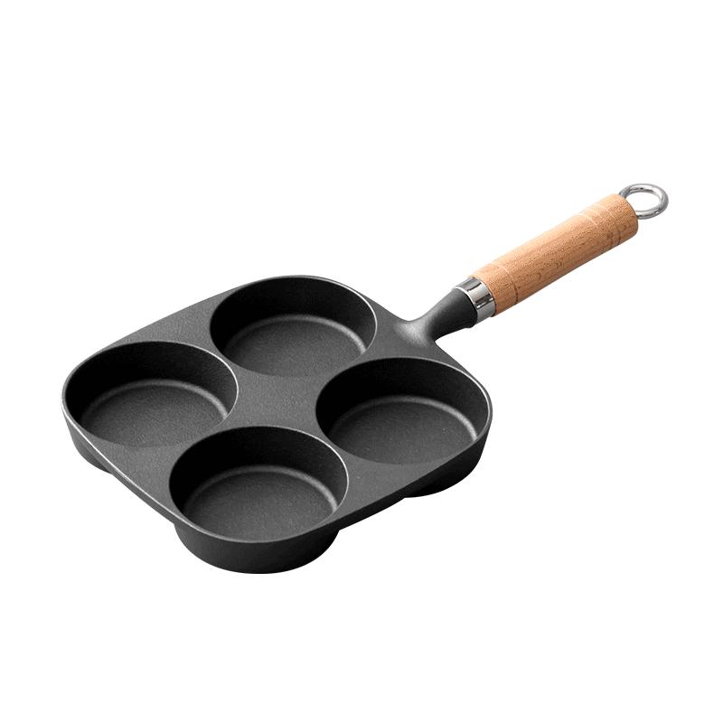 Dianjiang Multi-functional 4-Hole Cast Iron Frying Pan