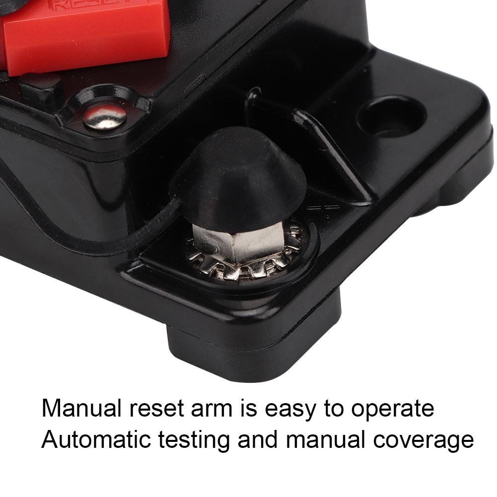 12V 30A 40A 60A Car Stereo Audio Resettable Inline Circuit Breaker Self recovery Fuse