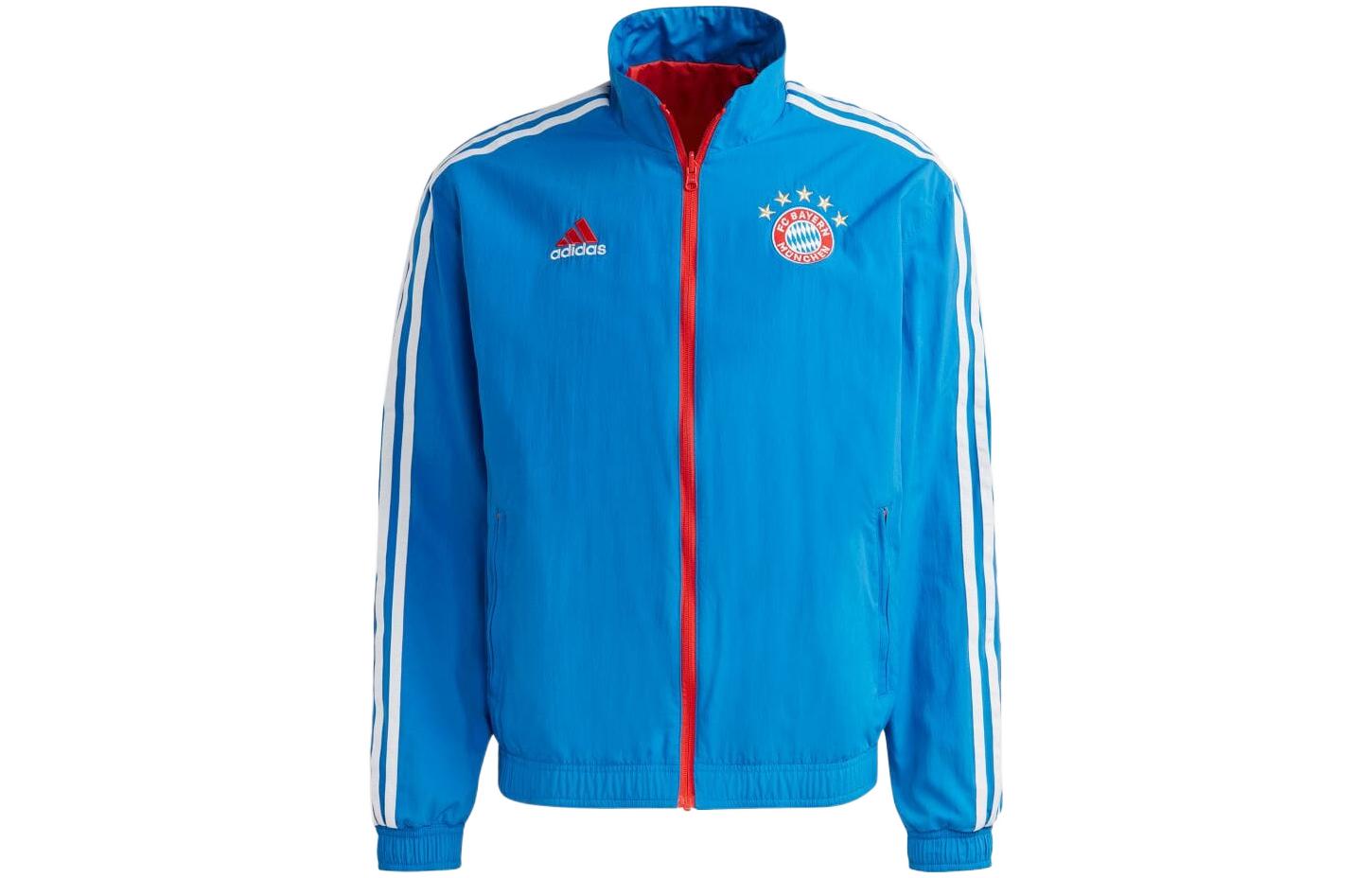 Adidas Jackets Men s Bright Royal Blue Lapel Moderate Other HT8834 M