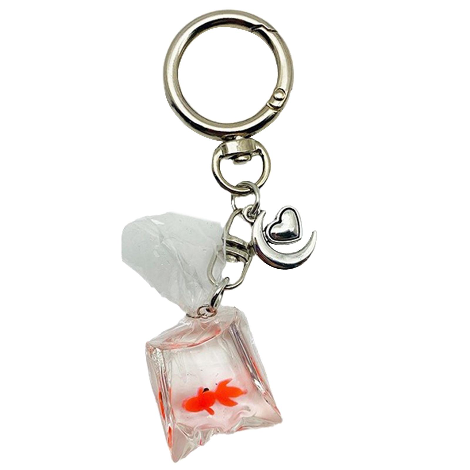 

Уникальный шарм с милым кулоном, уникальная сумка-рыба с водой, брелок, подвеска ручной работы, сумка, подвески, украшение красный