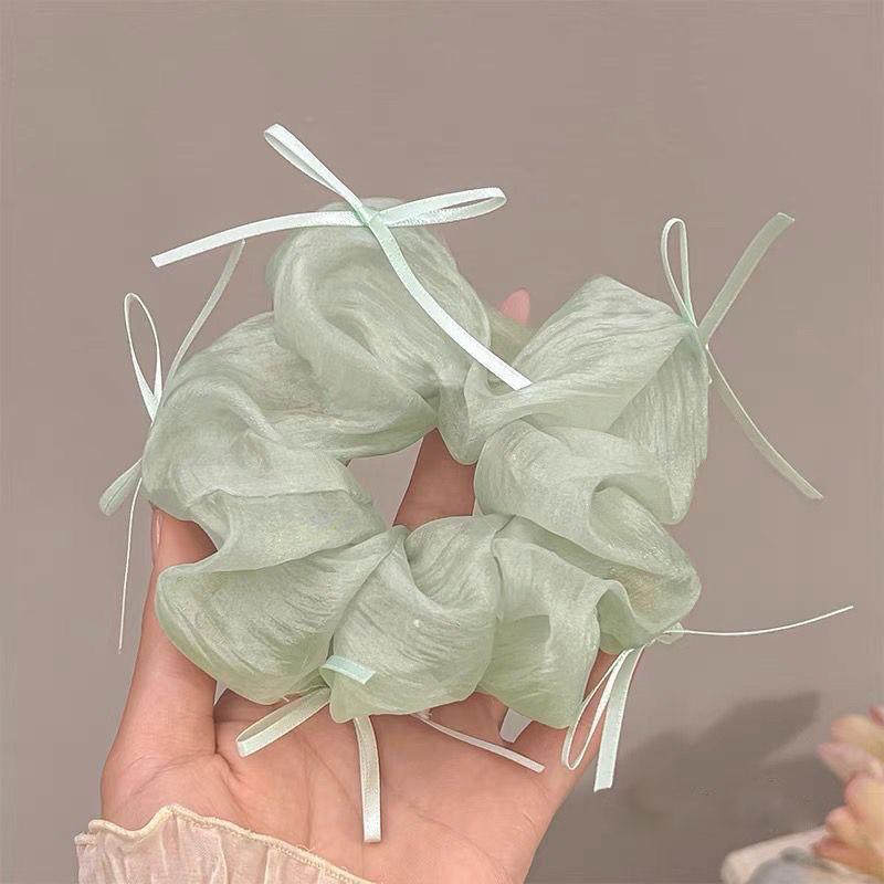 

1pc Ballet Style Headband, Bow Mesh Ribbon Headband, Super Fairy Sweet Fresh Temperament Female Headband, Suitable Wearing in All Daily Occasions мятный зеленый