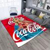 Christmas Gift Halloween Themed Cola Beverage Coca Cola Carpet Is Suitable for Living Room and Bedroom Doormats Office Balcony Decorative Carpet V27