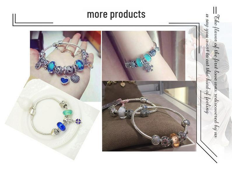 Dora White Copper Galaxy Cluster Bracelet with DIY Christmas Charms for Women