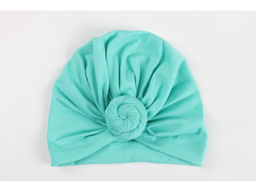 Autumn/Winter Fashion Parent-Child Cotton Turban Headscarf Hat Yoga Pleated Cap