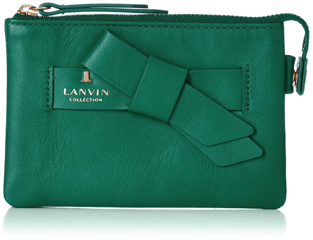Lanvin Collection La Perle Purse Coin and Card Case 65-6610 Women's Green