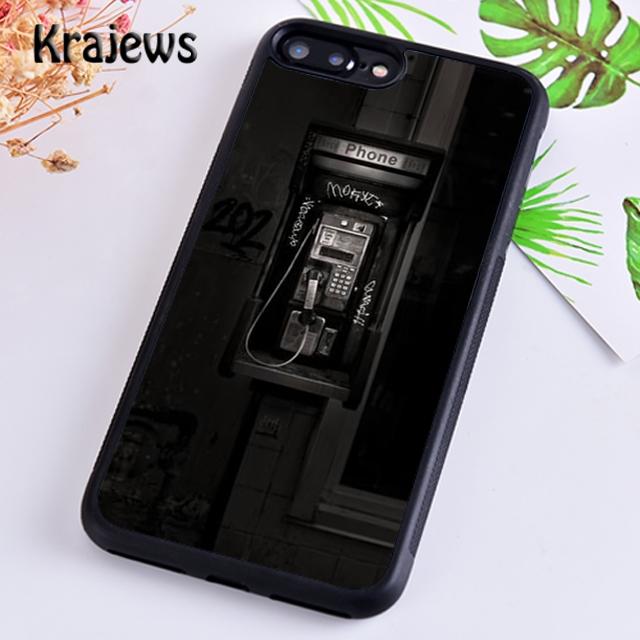 

Krajews Retro red Payphone Vintage Payphone Phone Case Cover For iPhone 17 Air 16 15 14 plus 11 12 13 pro max Fundas iPhone 13