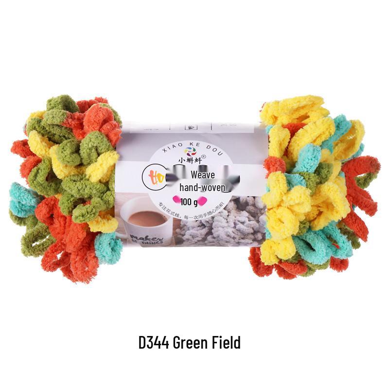 Finger Yarn Donut DIY Knitted Pillow/Blanket - Medium Thick