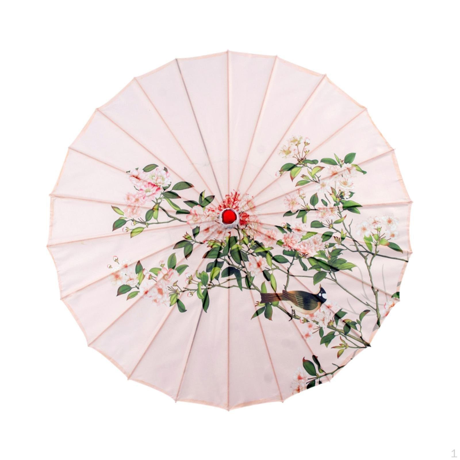 

Китайский зонт из промасленной бумаги, античный восточный зонтик от солнца для женщин, танцевальные подарки Style D