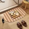 Kapibara bathroom floor mat, toilet door absorbent floor mat, toilet non-slip diatom mud toilet floor mat
