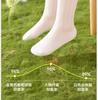 Girls' Socks, Spring and Summer Thin Lace Socks, Children's Summer Pure Cotton High Tube Pile Socks, Girls' Mesh Princess Long Socks