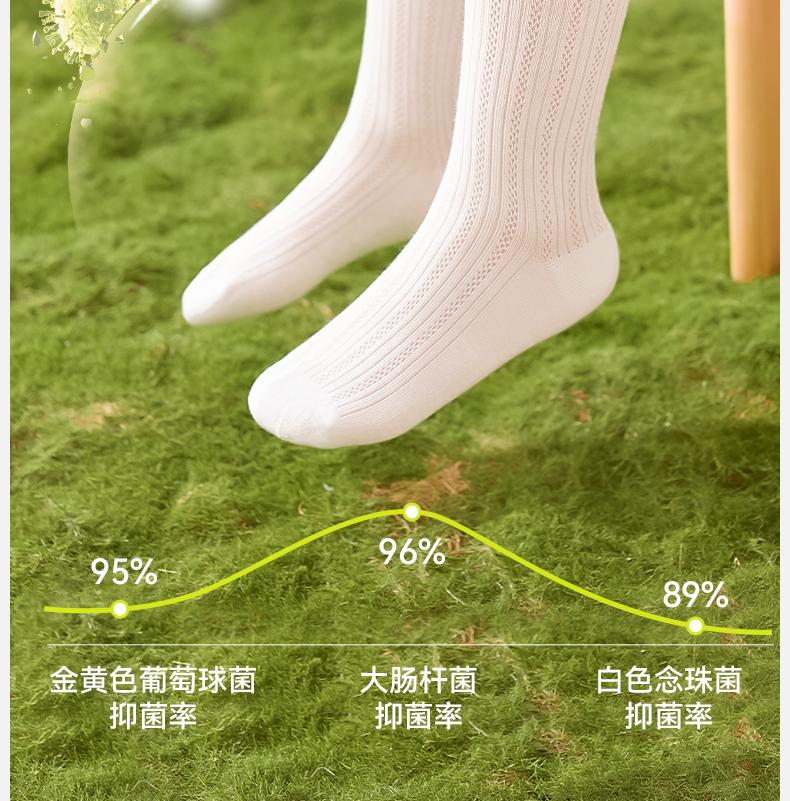 Girls' Socks, Spring and Summer Thin Lace Socks, Children's Summer Pure Cotton High Tube Pile Socks, Girls' Mesh Princess Long Socks
