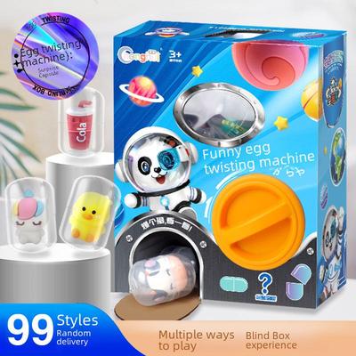 Mini Gachapon Doll Grabbing Machine - Blind Box Toy for Kids' Birthdays