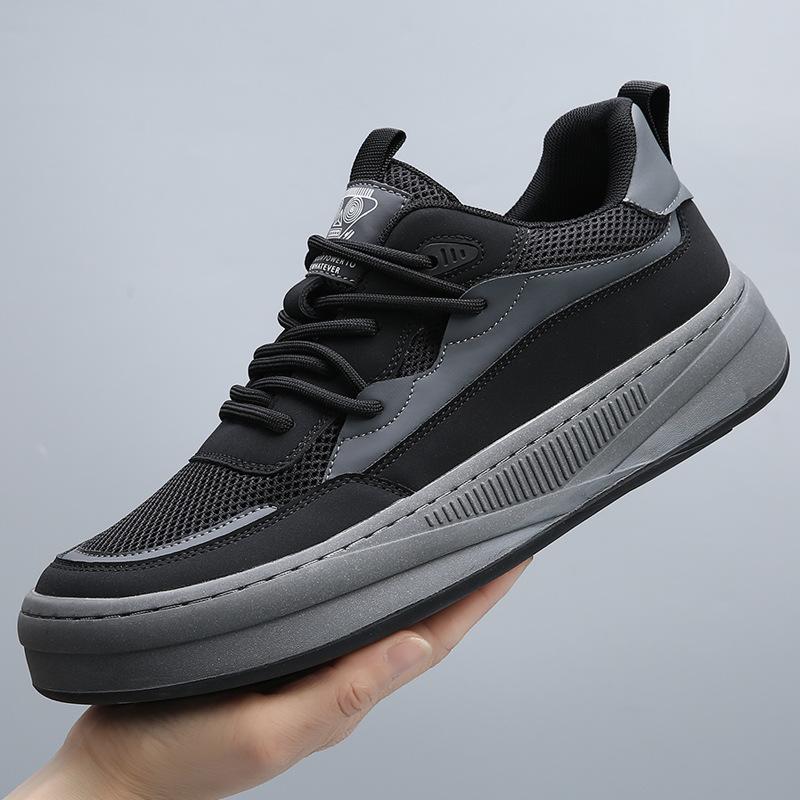 

Men s shoes new summer trend versatile thick baseplate shoes men s youth mesh breathable non-slip sports and leisure shoes 38