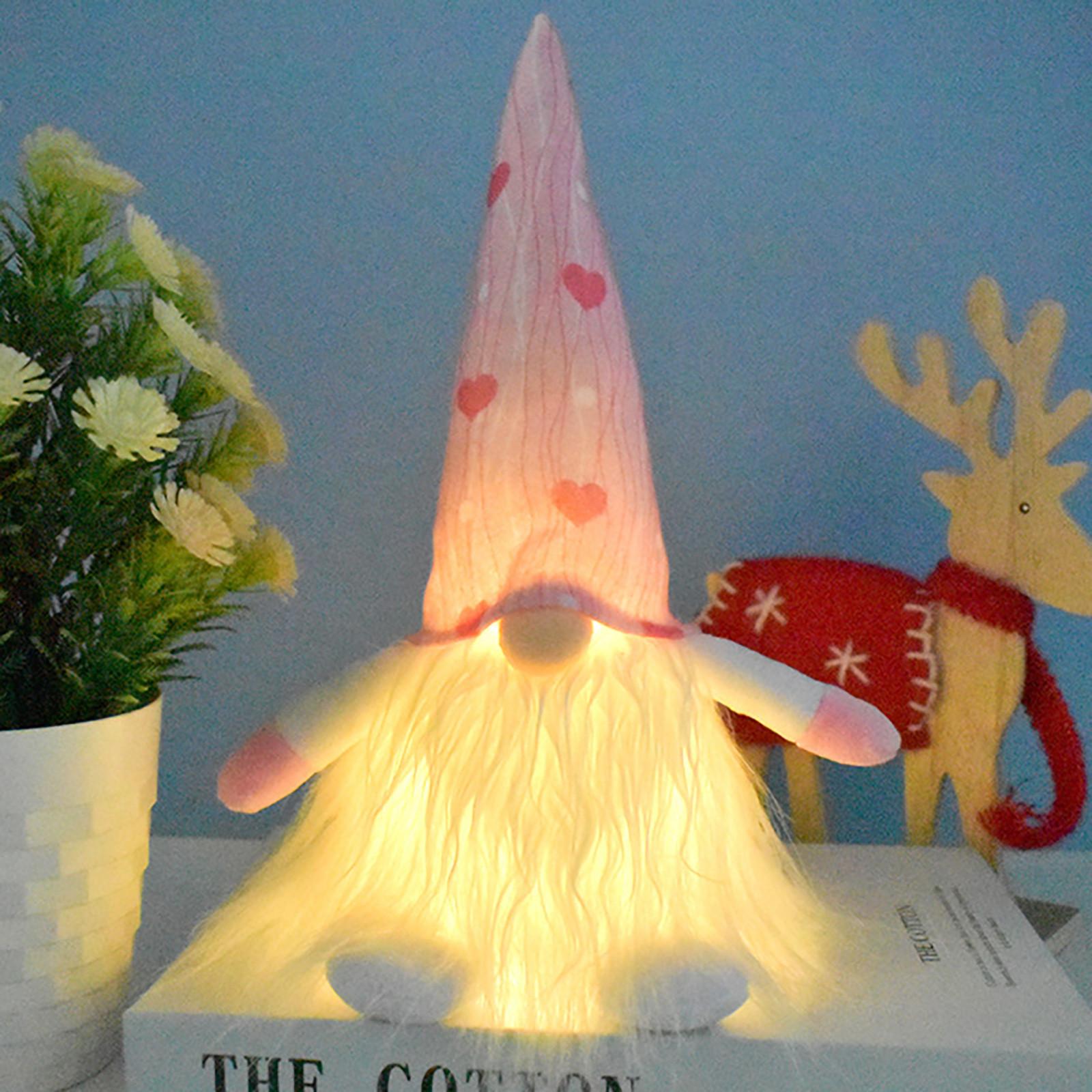 

Valentines Day Faceless Gnome Plush Doll Love Heart Elf Doll Home Desktop Ornaments Wedding Party Decoration Xmas New Year Gifts