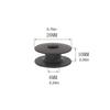 10Pcs Plastic Sewing Bobbins Magnetic Damping Bobbin For Universal Flat Sewing Machines High Speed Sewing Accessory