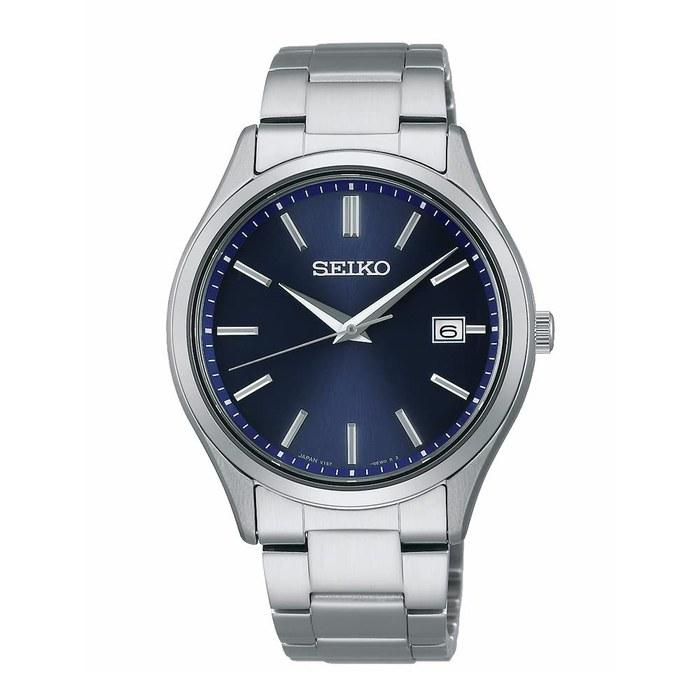 [Seiko Watch] SEIKO SELECTION SBPX145 S Series Men s Watch, Solar, Date Calendar, Navy Dial, Stainless Steel, Pair Model