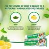 Herbal Intense Fresh Gel Toothpaste + FREE Toothbrush - Mint and Lemon -  Dabur HERB'L