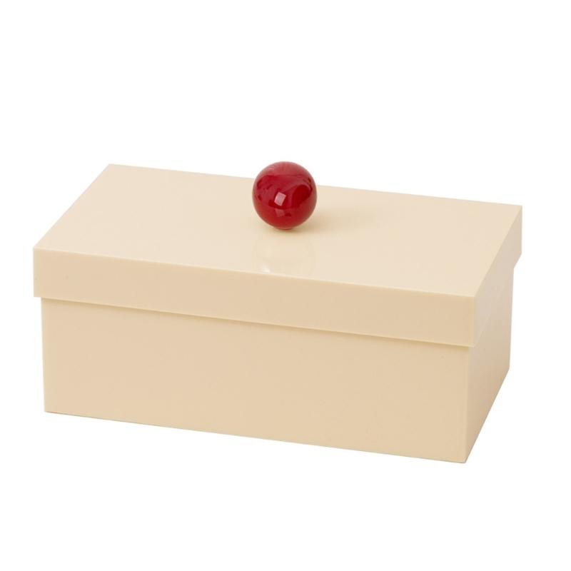 Stylish Ball Handle Lid Design Storage Container With Dividers Multipurpose Dustproof Box For Home And Office Use