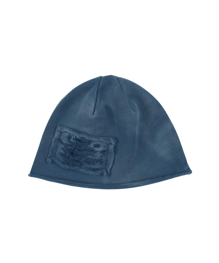 Matile Destroyed Vtg Washed Beanie / Navy