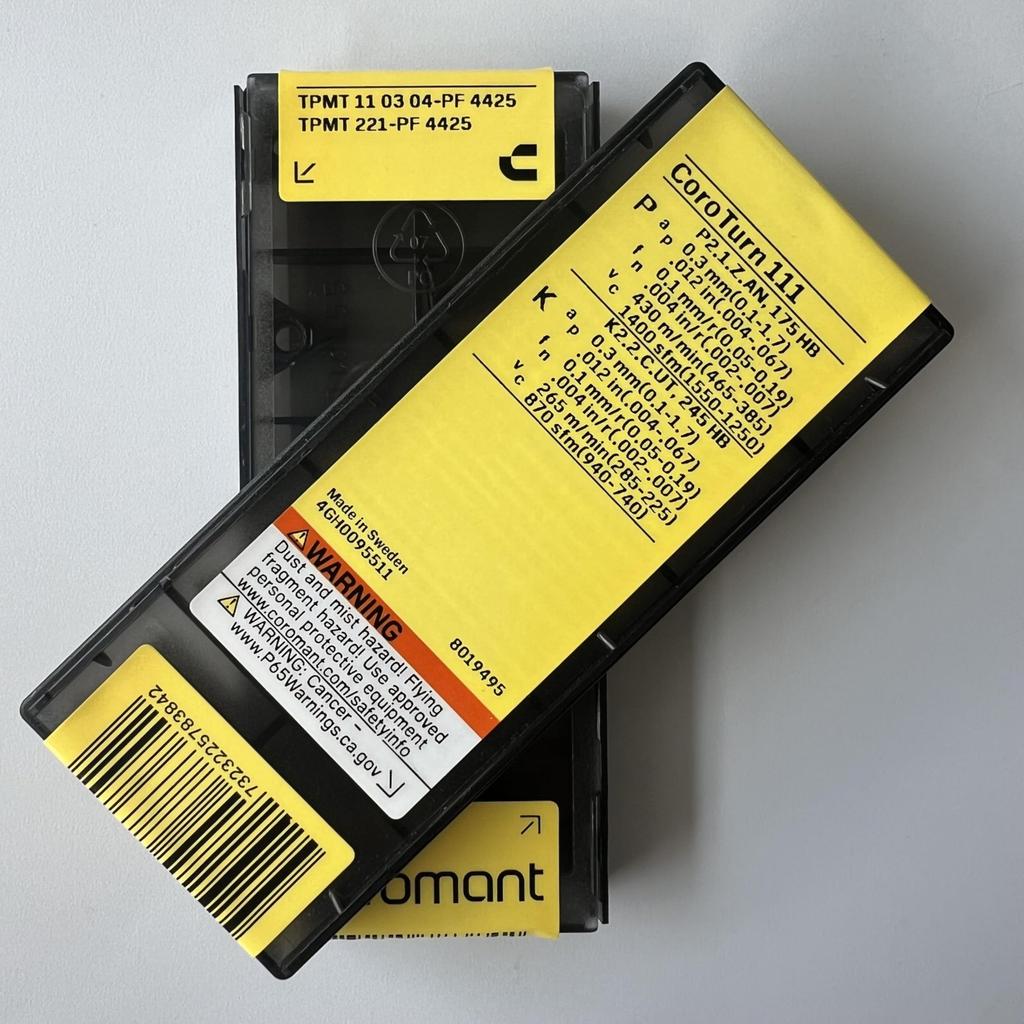 SANDVIK / TPMT110304-PF 4425 / Original Swedish hard alloy blade 10 Pcs