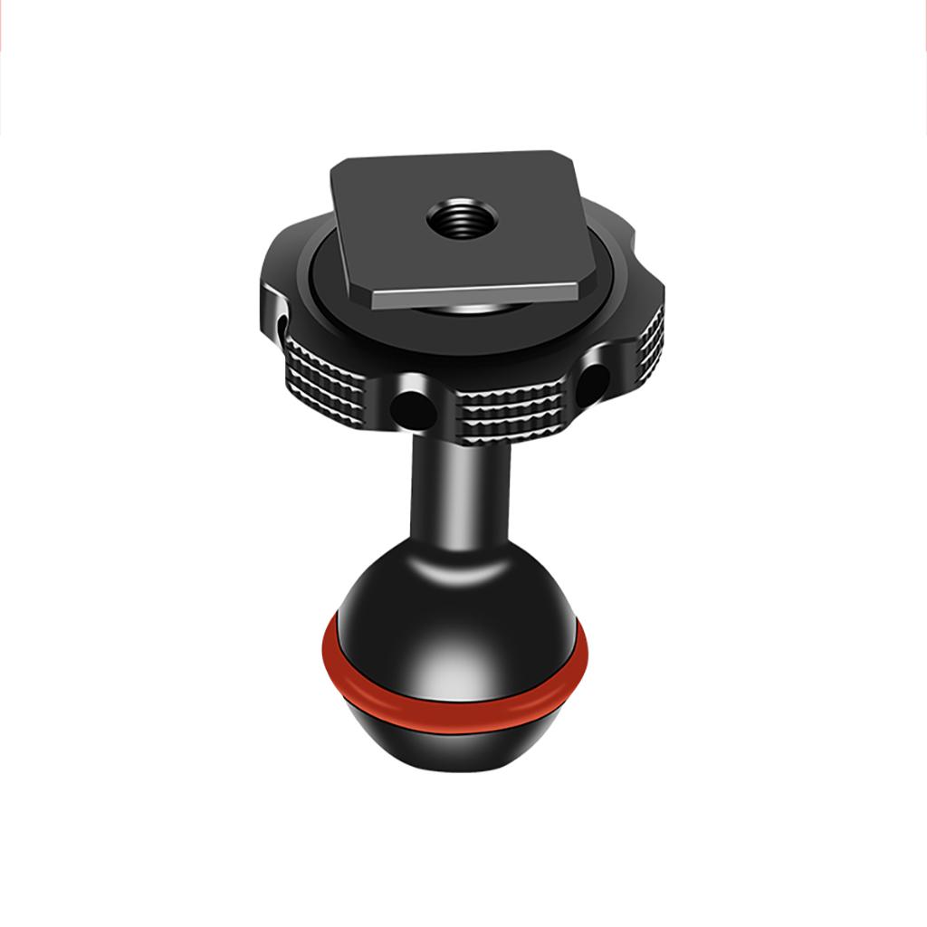 20mm Ball Head Adapter Mount NATO Clamp Cold Shoe Mount for DSLR Camera Cage Monitor Mount Light Holder Phone Stand