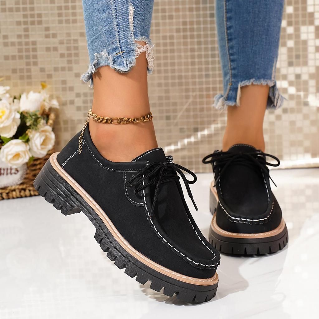 Ladies' Shoes, Casual And Fashionable, Solid Color Single Shoes