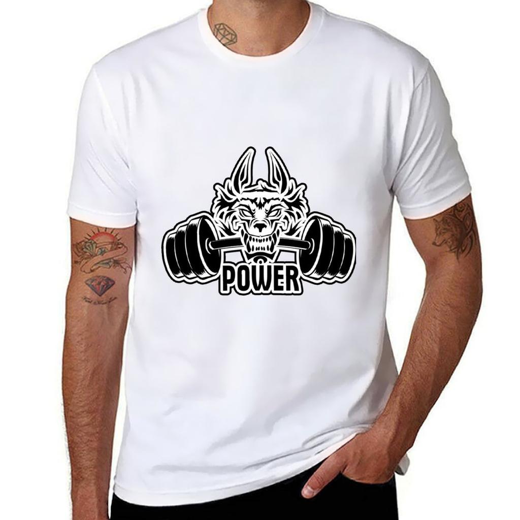 Power Wolf TShirt Running Gym Short Sleeve Sports Tee