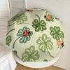 1pc Ladybug, Clover Automatic Folding Umbrella, 8-Rib Durable Frame, Durable Foldable Design - Elegant Gift for Commute yy251210042