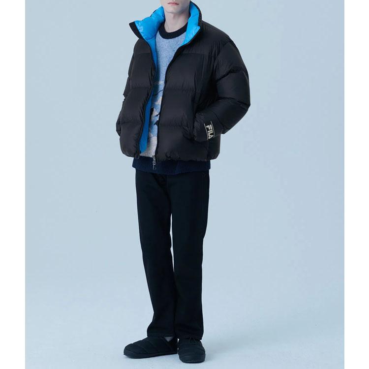 New FILA Down Jackets Unisex Black FS2DJF4111X-BLK
