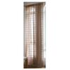 Curtain Finished Non-Punching Cover Pole Type American Living Room Bedroom Fringed Balcony Plaid Curtain