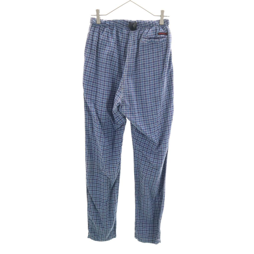 Gramicci Check Pattern Easy pants S Blue Outdoors Men's Used
