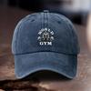 pc Adjustable Hat with World Gym Printed Pattern Unisex And WomenS Outdoor Athletic Style Ideal Gift for Gym Training Outdoor