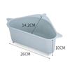 Triangular Sink Strainer Drain Fruit Vegetable Drainer Basket Suction Cup Sponge Rack Storage Kitchen Tools Sink Filter Shelf