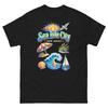 Sea Isle City New Jersey T-Shirt Souvenir Beach Tee Sunset Sailboat Travel Keepsake Gift