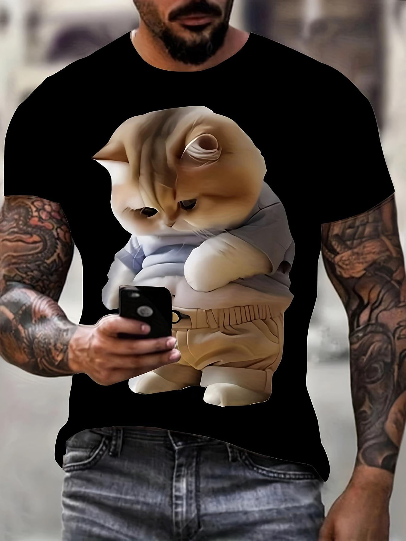 Men s 3D Sports Outdoor T-Shirt XL 970₽