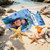 Custom Name Personalized Karol G Print Beach Towel, for Trip Camping Beach Party Home Decor, Birthday Gift for Family & Friends