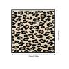 Leopard Print Silk Scarf for Women Girls Square Necktie Neck Scarf Fashionable and Versatile Accessory for Any Outfit