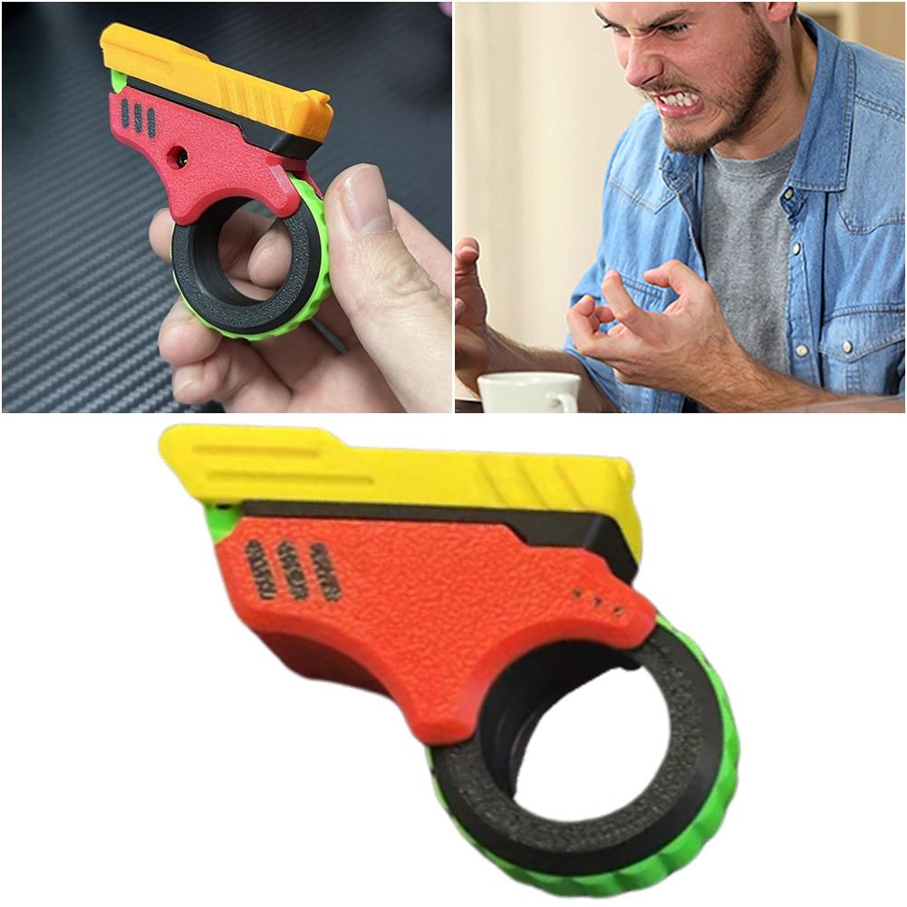 Drukowane w 3D EDC kojące spinnery, skuteczna redukcja stresu, zabawki na biurko, małe zabawki pistoletowe dla osób cierpiących na lęki i ADHD