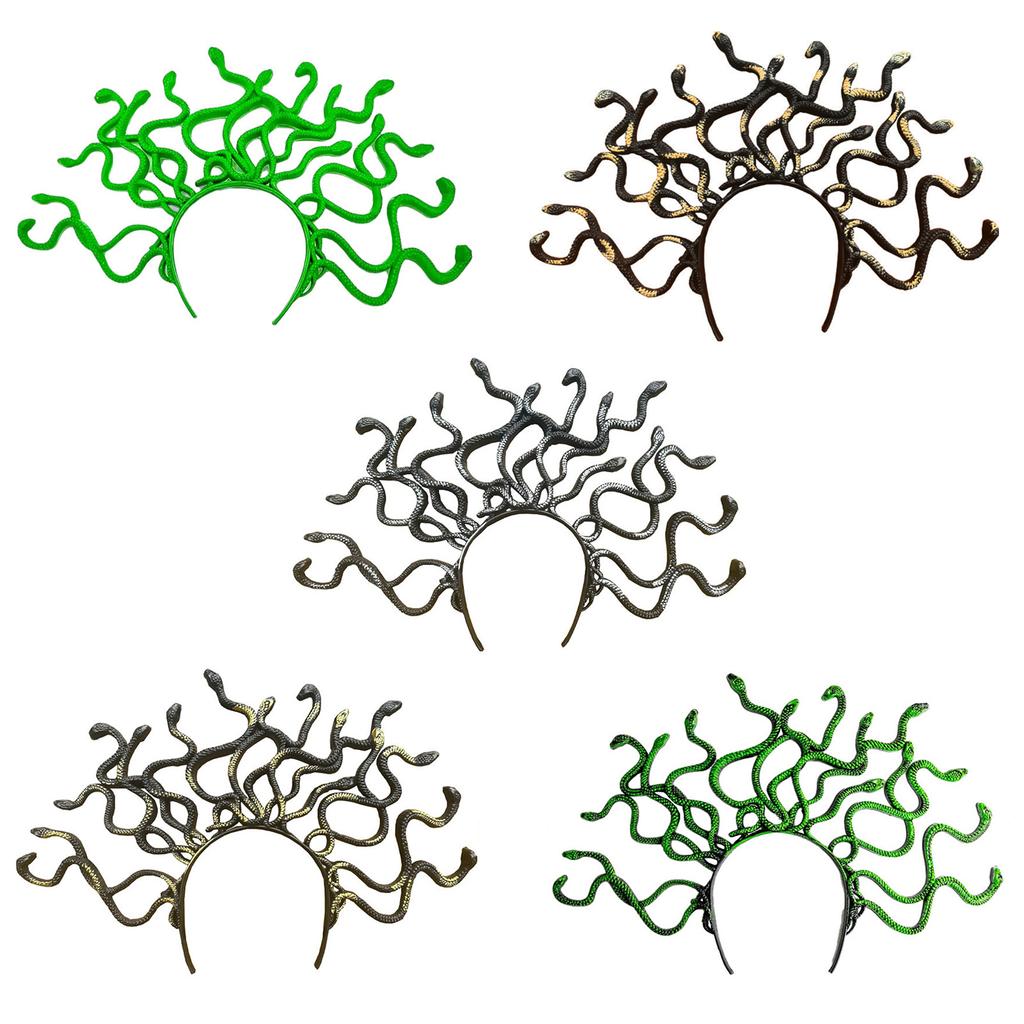 Kids Snake Headbands for Party Halloween Headwear for Music Festivals Photo Booth Props for Girls Photography