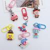 Cartoon SpongeBob & Patrick Star Pirate Keychain Pendant – Heart Bag Accessory Gift