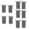 10 Pcs Nylon Drawstring Bag Pouches for Stuff Cellphone Mp3