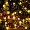 Oeny Solar Outdoor Waterproof Bubble Ball String Lights