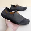 Genuine Leather Men's Casual Shoes Fashion Soft Loafers Comfortable Slip On Half Shoes Handmade Breathable Walking Driving Shoes