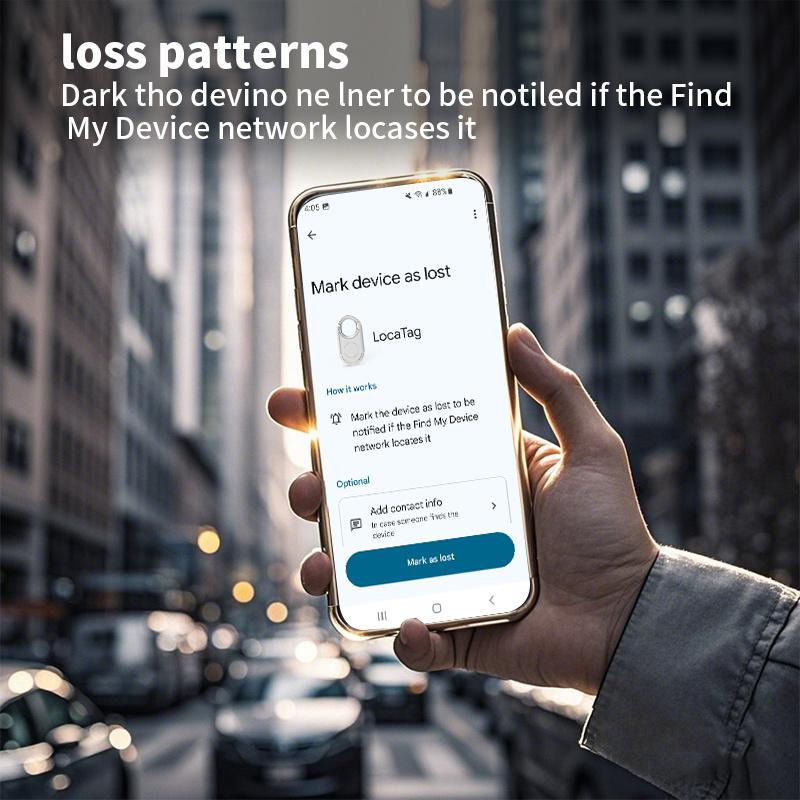 Bluetooth GPS Tracker for Xiaomi Samsung Phones Work with Android Google Find My Device Locator Key Finder Anti-lost Smart Tag