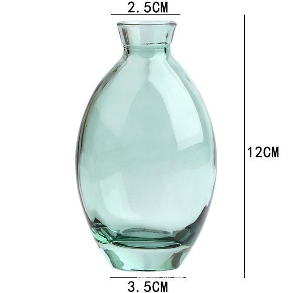 Classic Creative Vase Top Quality Glass Transparent Hydroponic Vase Living Room Flower Vase Home Decoration