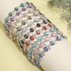 Exquisites Funkelndes Kristall Zirkon Flügel Edelstein Tennisarmband Damen Mode Hip Hop Schmuck Geschenk mit Verlängerungskette