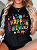 Happy Birthday Party Geschenk Grafik T-Shirt