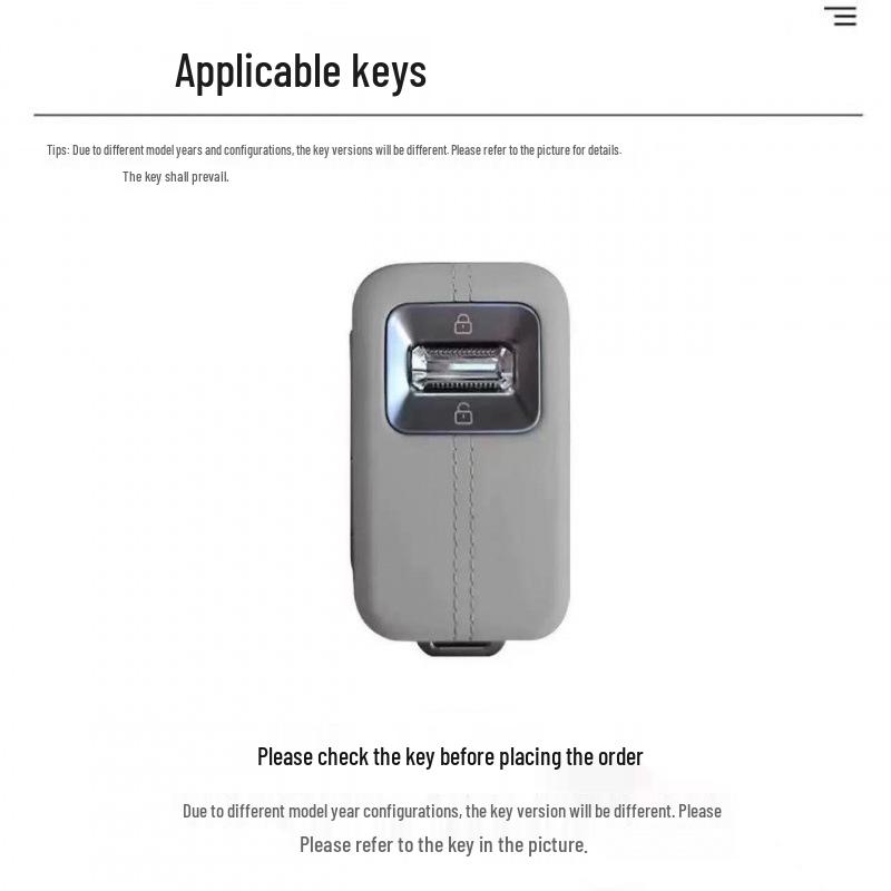 Zeekr 9X Key Case for Model 25 - Compatible with Obsidian Black, Ultra, and Max Versions - New Car Bag Buckle Shell
