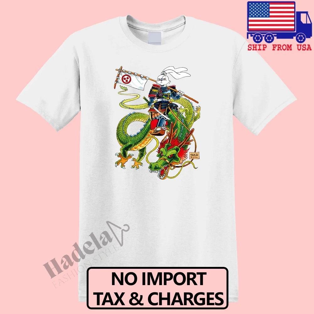 Usagi Yojimbo Dragon Men s White Size S-5XL 2XL