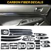 For 2010-2016 Infiniti G25 G37 3D Carbon Fiber Interior Real DIY Trim Decals New